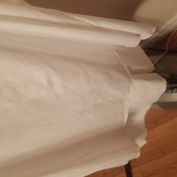 Hi Low White Criss Cross Camisole 6XL - Picture 2 of 4